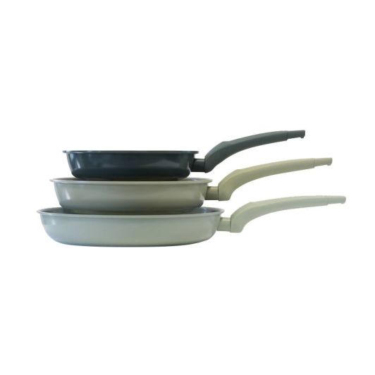 Lot de poêles 20 24 28 cm carbonsteel