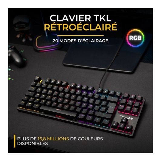 Mechanisch Gaming Toetsenbord THE G-LAB MERCURY Rode Switches