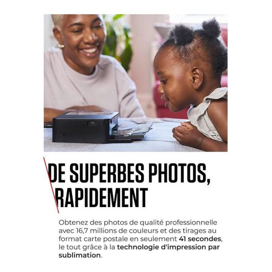 Imprimante photo wifi CANON SELPHY CP1500 noire - impression format photo (10x15cm)