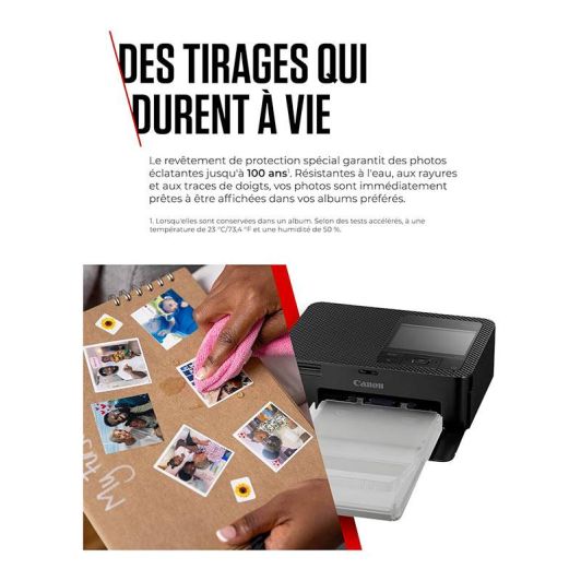 Imprimante photo wifi CANON SELPHY CP1500 noire - impression format photo (10x15cm)