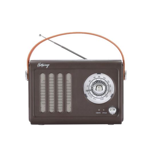 Radio HALTERREGO vintage marron 0-HALRAD