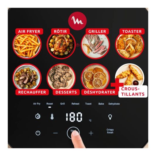 Airfryer MOULINEX Easy Fry Infrared 7L