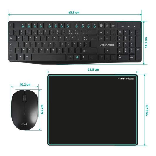 Pack ADVANCE ELITE wireless combo - Toetsensbord + Muis