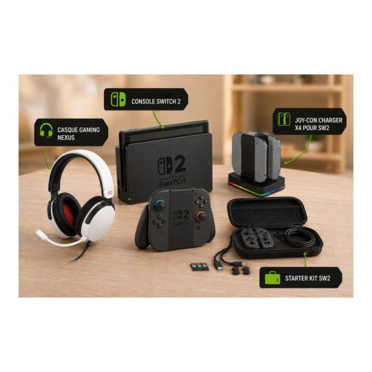 Console NINTENDO Switch 2 + 3 toebehoren