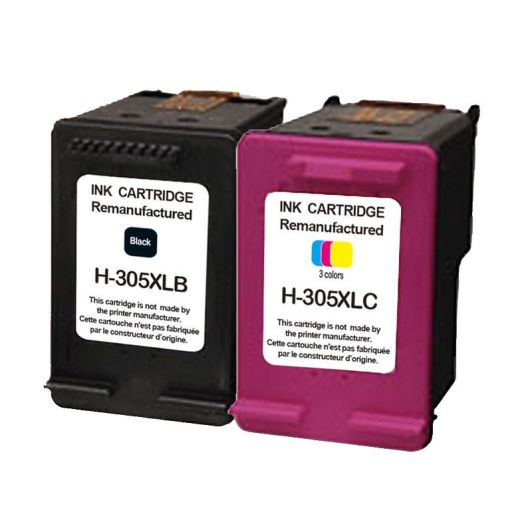 Multipack cartouches d'encres ELECTRO DEPOT compatible HP H305 XL noir+couleur