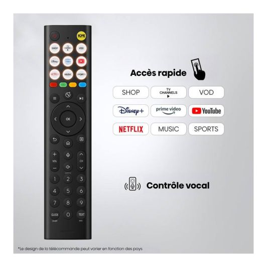 TV MINILED HISENSE 65E8S 144Hz