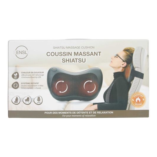 Coussin massant chauffant SENSLY  Shiastu