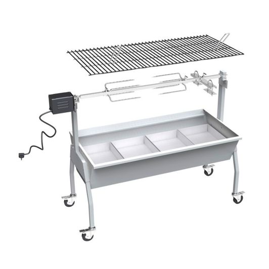 Barbecue SILVER STYLE draaispit XXL 