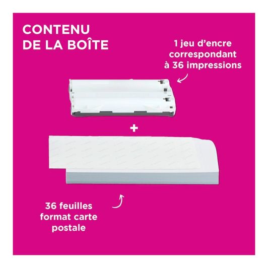 Inktpatroon voor Canon KP36IP-fotoprinter, 36 vellen 10x15 + inkt voor Selphy