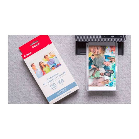 Inktpatroon voor Canon KP36IP-fotoprinter, 36 vellen 10x15 + inkt voor Selphy