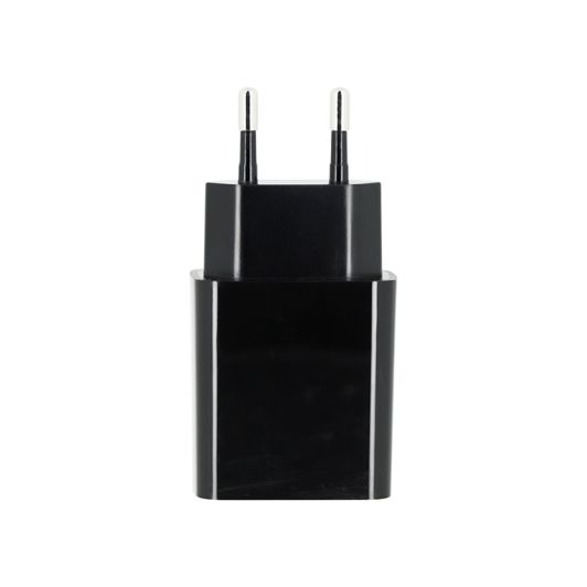 NETSTROOMLADER 2,4A + 1M USB-C-KABEL Zwart