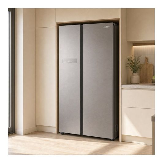 Réfrigérateur américain VALBERG SBS 592 A X625C