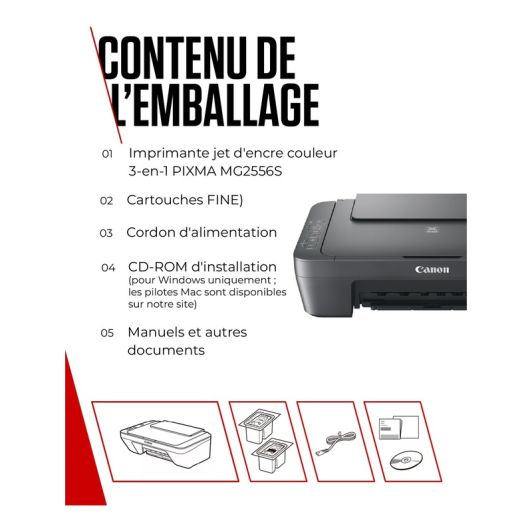 CANON PIXMA MG2556S All-in-one Printer - Compact - Zonder wifi